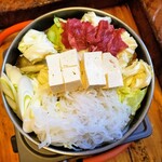 ミートプラザ尾形 - 上肉鍋ランチ1600円、画像は2人前