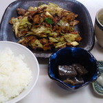 Ramenhausu hokuto - ホイコーロウ定食です。旨い！