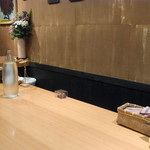 割烹料理店みたいなカウンター