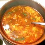 焼肉レストラン 安楽亭 - ユッケジャンスープ