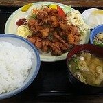 Shihokawa - 鳥のから揚げ定食1150円