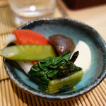 すし匠 - 野菜の浅漬け