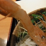 味処 むさし野 - 甘海老は、ぼけてしまった(笑)