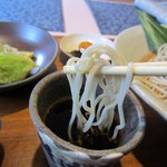 そば通い - 麺は歯ごたえがありしっかり打ってある感じのお蕎麦でした・・・