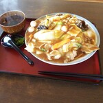 Kyaku Ryuu Ken - 中華丼の大盛り780円+100円なりです R元 12