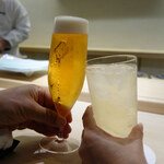 鮨 なんば - 乾杯