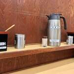 そばの神田 東一屋 - コンディメンツ。