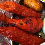 サントシ - ハーフツインスペシャルランチのタンドール群