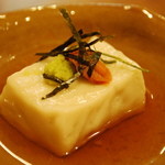 千乃舎 - 付け出しの自家製胡麻豆腐