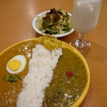 ナマステ - ダブルカレーライスセット