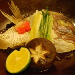 千乃舎 - 鯛の骨蒸し