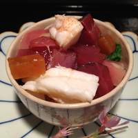 濱壹 - ④鰹・カラスミ・セミ海老のちらし寿司