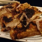 居酒屋　フクズシ - 若鶏の岩塩パリパリ焼き 半分
