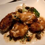 横浜馬車道 旬の肉料理イタリアン オステリア・アウストロ - 2019.12.  タラの白子の温菜サラダ