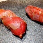 寿し おおはた - 大トロ  蛇腹