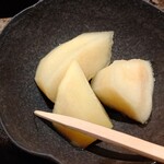 寿し おおはた - リンゴのコンポート