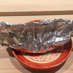 寿司 中川 - 寿司屋でホイル蒸しが出てくるなんて何だろうと