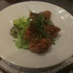 くずし割烹と個室 庵 - かしわ鶏のネギ塩唐揚げ 790円