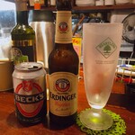 ヨコハマココット - ♦︎缶ビール『BECK'S』 ¥不明
      ♦︎小瓶ビール『ERDINGER』 ¥不明
      ※共に特別提供のため普段は置いてません