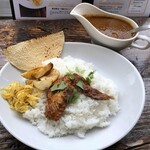 122099824 - 手羽先のせチキンカレー@1,110円