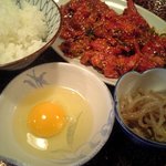 肉の米内 - カルビ定食