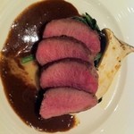 トラットリア コルポ デラ ストレーガ - 丹波産イノシシ肉ロースト