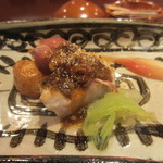 北新地 弧柳 - 魚肴：のどぐろ炭火焼、蛍烏賊、鹿児島の新じゃが、ふきのとう醤油