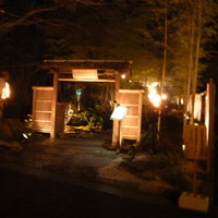 明月記 宝塚本店 - 入口　夜