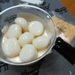 成城石井 - 黒蜜と白玉のきなこプリン359円+税