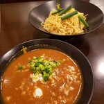 かれー麺　実之和 - カレーつけ麺（大盛）