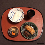 御料理 寺沢 - 穴子の味噌漬焼とごはん