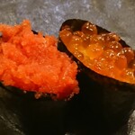 Sushi Katsu - トビっこ、いくら