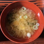 Chikugoya - かつ丼に付いてきた味噌汁