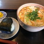 長寿庵 - 卵とじ蕎麦