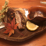 桜丸 - 原木しいたけ大山どりつみれ射込み揚げ