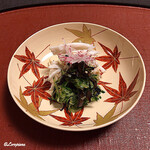 御料理 寺沢 - 菱蟹､香茸､胡瓜の御浸し