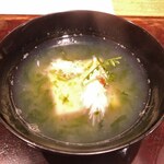 雨ニモマケズ - ずわい蟹真丈あおさ仕立て