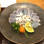 雨ニモマケズ - 天然虎河豚お造り