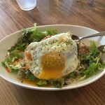 CAFE ソイラボ - 島豆腐ハンバーグのロコモコ丼　