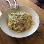 CAFE ソイラボ - 豆乳のカルボナーラ