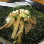 そばCafe うんどうや - ゆし豆腐と豚肩ロース肉