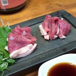 やきとり 正や - 鴨ロースのお造り