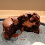 フィエルテ - フォンダンショコラ断面アップ