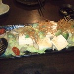 呑みきち - 豆腐とアボガドのサラダ（2011.7.11)