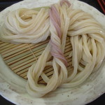 手打うどん長谷川 - 見よ！この艶々の美しい饂飩を。。。