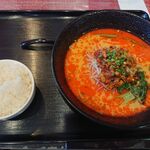 福多亭 - 担々麺セット750円（この日は日替りで700円）