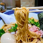 中華そば 竹むら - 特製あご煮干しそば（麺　中細ストレート麺）