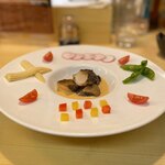 おき野 - アワビのウニソース