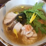 南部屋路ばた - 限定麺「鱈の塩そば」(別角度)(2019年12月21日)