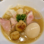 人生夢路 徳麺 - 二段仕込み国産蟹MIX白湯中華そば